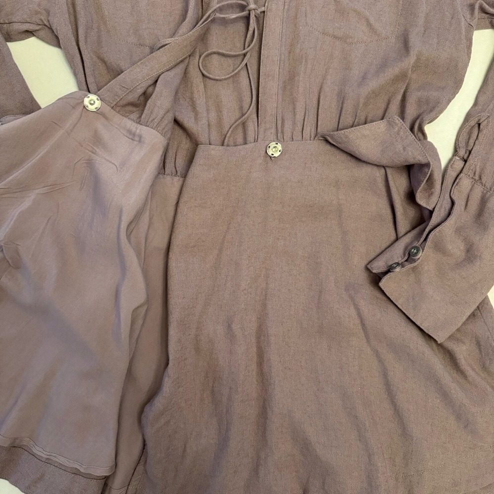 Free People Women's Maxwell Sporty Mini Dress Size Small Petite Purple - Picture 5 of 6